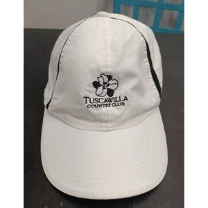 Tuskawilla Country Club Women's KATE LORD Ahead Adjustable Cap Golf WHITE Hat